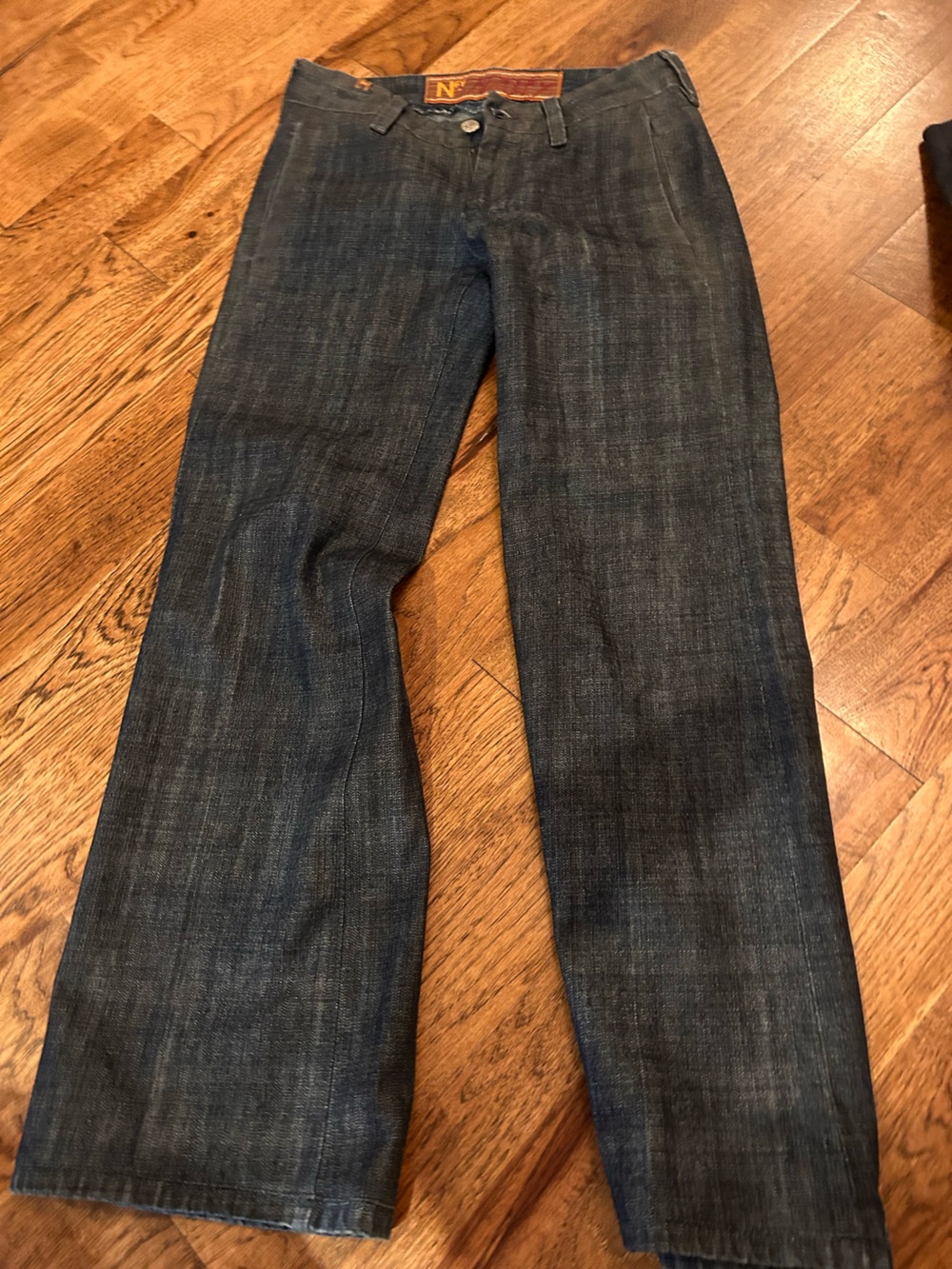 Women's Wide-Leg Flare Jeans in Dark Blue